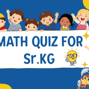 Sr. Kindergarten Complete Math Quiz Pack